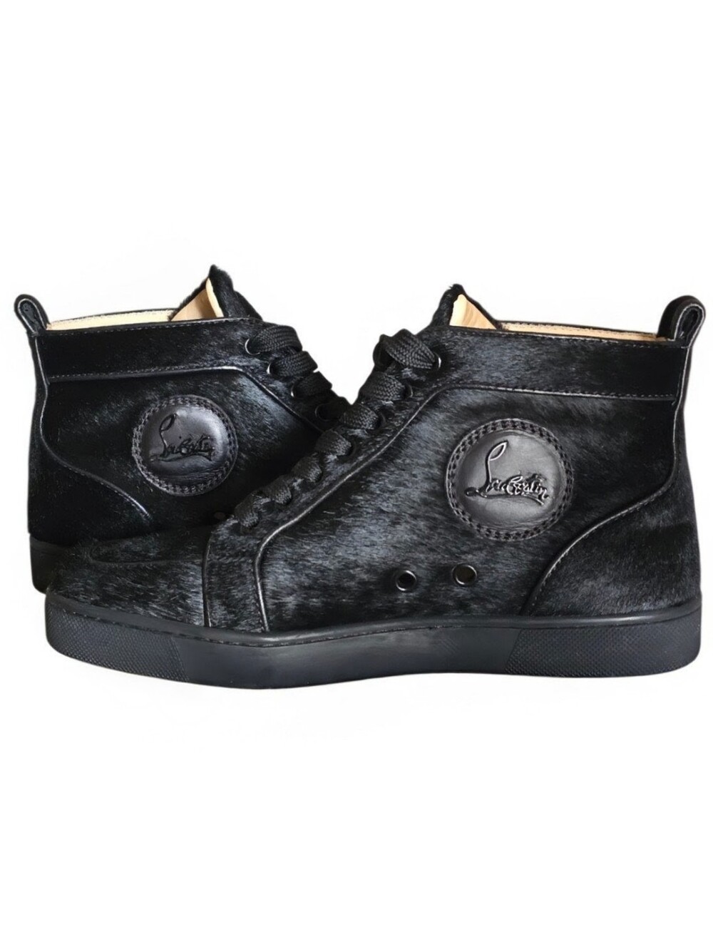 Christian Louboutin Pony Hair Sneaker Shoe Size 36.5